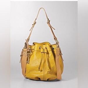 FOSSIL Elegant Yellow Hobo Bag 🌟🟡🌟